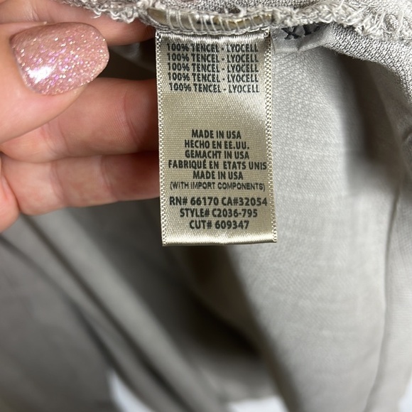 NWT Anthropologie Cloth & Stone Soft Taupe Linen Blazer - Picture 7 of 8